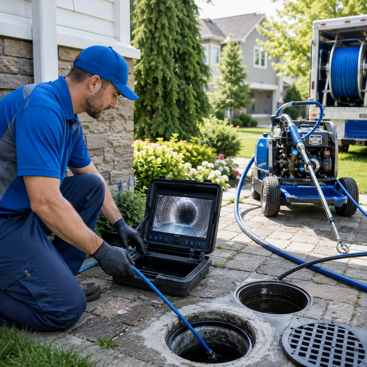 Outdoor drain cleaning professionals serving Great Bend, PA
