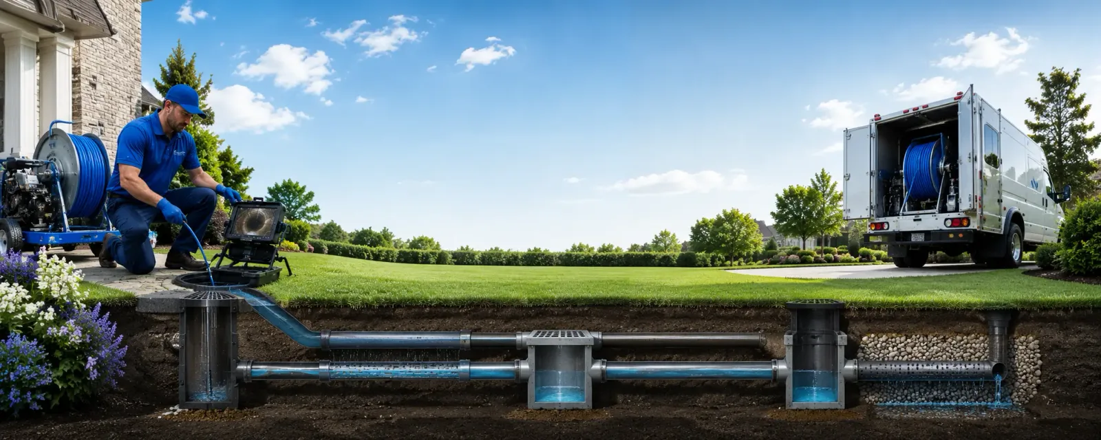 Outdoor drain cleaning information for Great Bend, PA